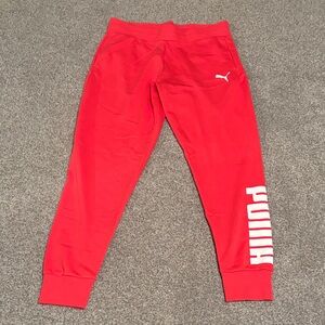 PUMA Women’s Bold Red Sweatpants
